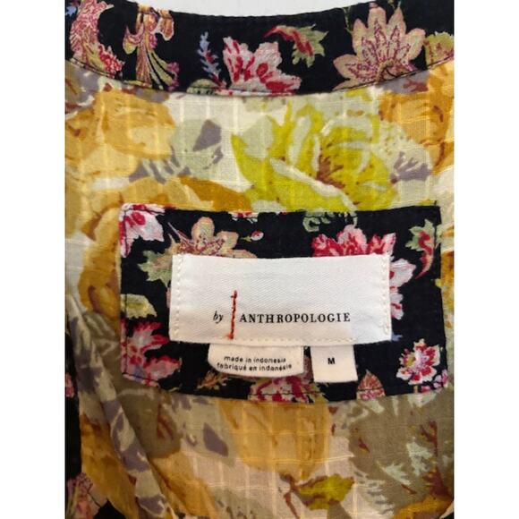 Anthropologie Ruffled Tiered Boho Romantic Coquette Patchwork Maxi Dress Med - Picture 4 of 10